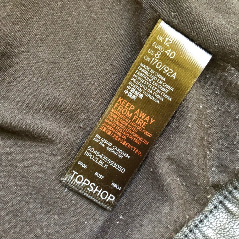 TOPSHOP ROCK & ROLL JACKET - Picture 4 of 7